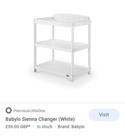 babylo sienna changing unit